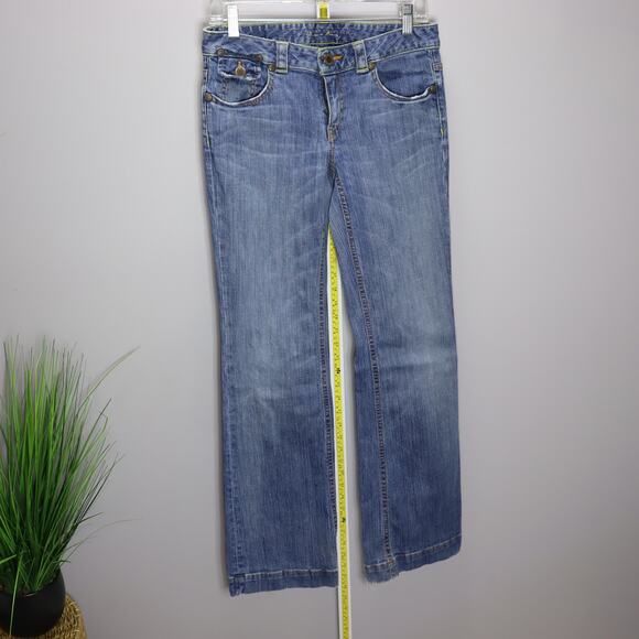 Banana Republic Bronson Stretch Jeans Size 4 Medium Wash Bootcut - Picture 1 of 6